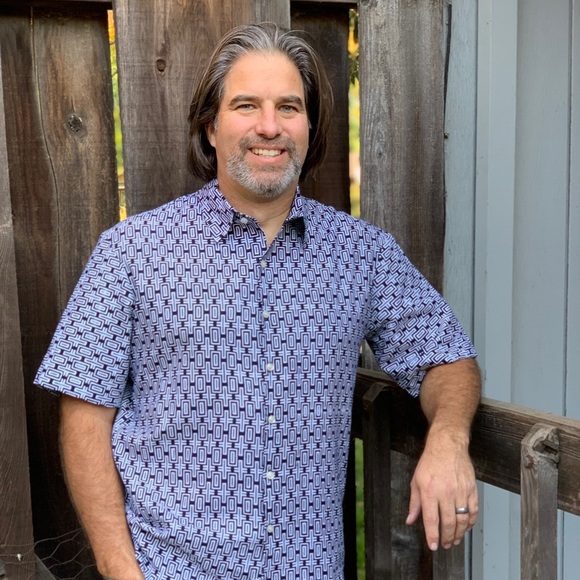 Bespoke Japanese Indigo Print Cotton. - Picture 3 of 8